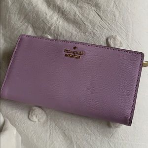Lilac Kate Spade Snap Wallet